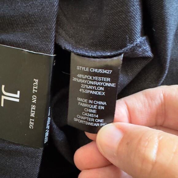 Jules & Leopold Pull On Slim Leg Dress Pant Size 1X NWT - Picture 6 of 6
